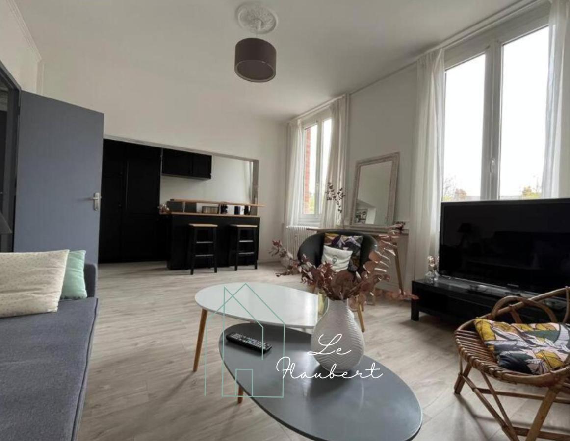 Le Flaubert, Appartement Et Parking En Centre Ville ルーアン エクステリア 写真